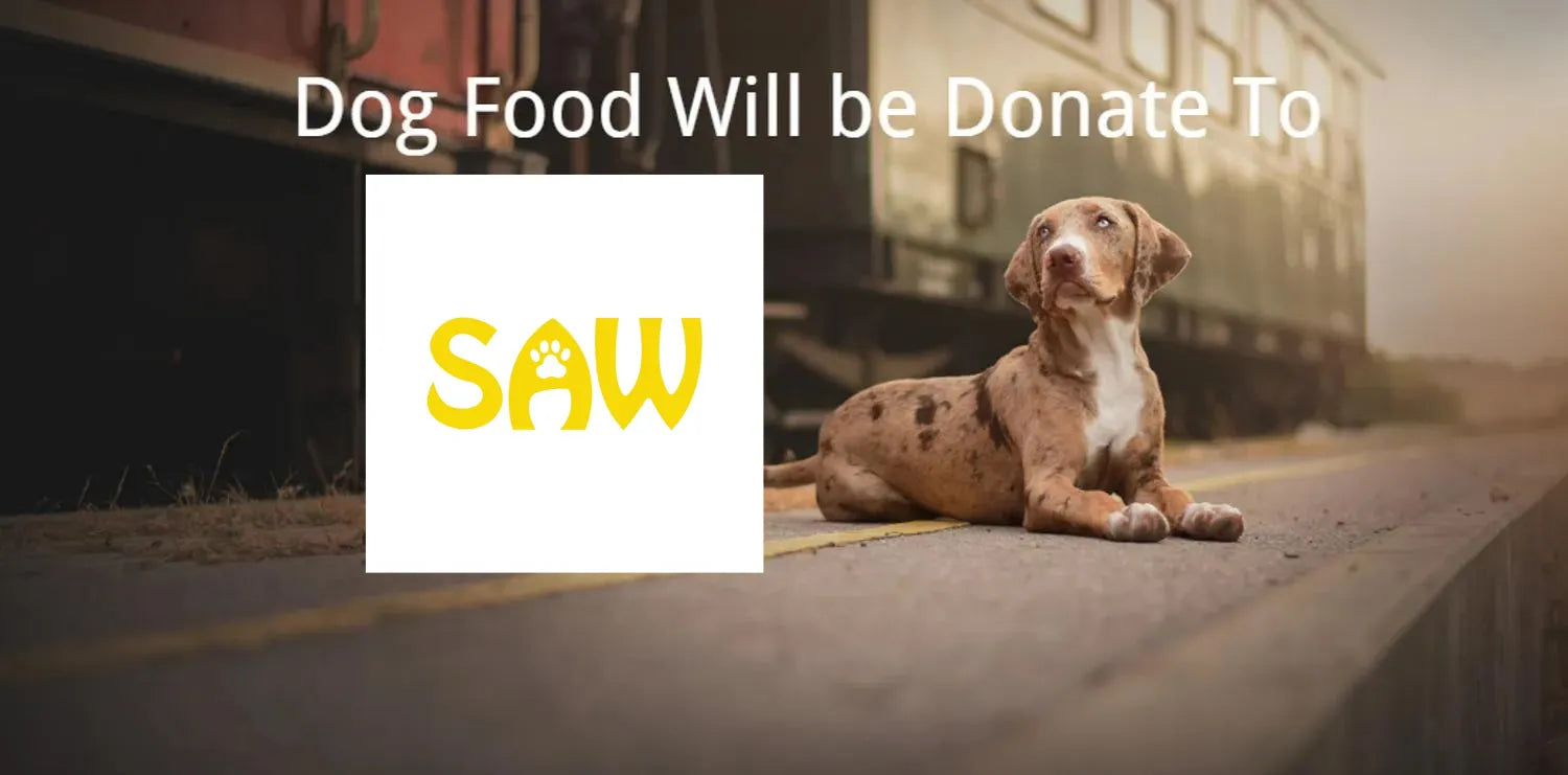 Dog food donation campaign